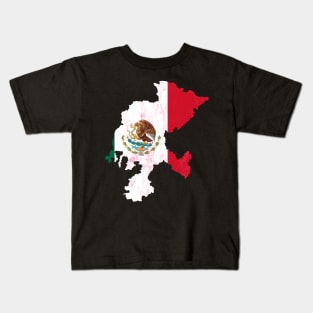 Zacatecas Mexico Flag Mexican Flag Kids T-Shirt